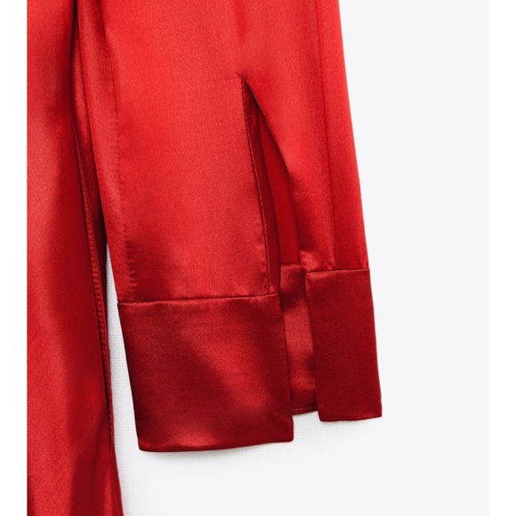 ZARA SILK DRAPED DRESS LIMITED EDITION - Picture 7 of 8